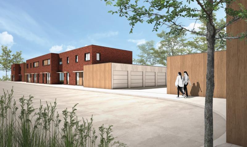 project Roeselare, Diswegel, Kwarteldreef - fase II - 14 hrw en 14 garages(vervangingsbouw)